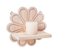 LIbgiubhy Étagères murales en bois multi-usages style bohème design élégant accessoire pour exposer des plantes dans n'importe quelle pièce usage quotidien
