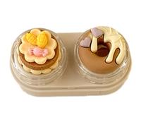 LIbgiubhy Étui à lentilles avec ventouse pour retirer les yeux, Multicolore