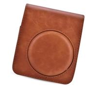 LIbgiubhy Étui de protection rétro en cuir synthétique étanche avec bandoulière pour appareil photo 70", marron