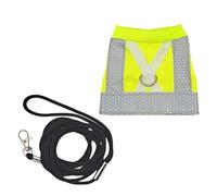 LIbgiubhy Gilet pour perroquets avec laisse réfléchissante pour animal domestique - Tenue de vol colorée