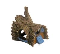 LIbgiubhy Grande figurine artificielle en forme de tronc de bois flotté pour aquarium