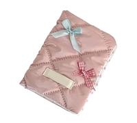 LIbgiubhy Housses de passeports de style coréen, porte-cartes avec nœuds mignons, accessoires de voyage pour femmes et filles, b