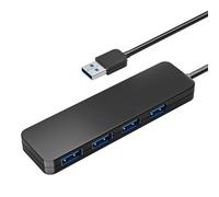 LIbgiubhy Hubs USB 30 cm/120 cm 4 en 1 pour claviers d'ordinateur portable Adaptateur multiport portable 4 ports USB 3.0 Hubs USB Extender