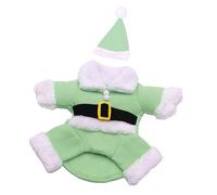 LIbgiubhy Joli costume de Père Noël pour chien et chapeau pour fête de Noël Chapeau Festival Pet Cosplay Costume Fournitures de vacances