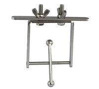 LIbgiubhy Jouet pour oiseau Spinner en acier inoxydable Spins On Teaser Jeu de pensée extra large B