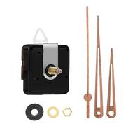 LIbgiubhy Kit de rechange pour mécanisme d'horloge avec aiguilles en bois silencieuses à piles pour horloges murales