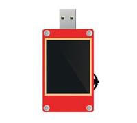 LIbgiubhy KT002 Testeur de charge rapide USB 3.0 portable voltmètre numérique ampèremètre testeur de puissance testeur de capacité USB avec écran de 1 8"