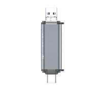 LIbgiubhy Lecteur de carte mémoire portable USB 3.0 compatible avec les appareils à port de type C et USB pour une utilisation sans effort