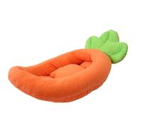 LIbgiubhy Lit pour chien Nid de carotte élégant pour petits chiots Chatons Panier Dessin animé Lit pour animaux de compagnie Coussin amovible pour la maison