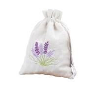LIbgiubhy Lot de 10 pochettes en coton et lin avec cordon de serrage pour ranger des lavandes, des bijoux et des épices