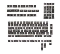 LIbgiubhy Lot de 152 capuchons de touches noirs transparents - Améliore l'effet de rétroéclairage pour les écrivains et la saisie efficace