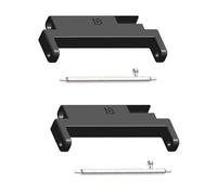 LIbgiubhy Lot de 2 adaptateurs à dégagement rapide pour bracelet de montre intelligente - Pour bracelet de montre connectée réglable de 18 à 20 mm