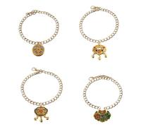 LIbgiubhy Lot de 4 colliers décoratifs tendance pour animal domestique Nouvel An