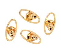 LIbgiubhy Lot de 4 stabilisateurs de boucles d'oreilles pratiques en silicone et cuivre pour oreilles tombantes