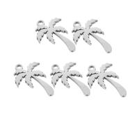 LIbgiubhy Lot de 5 bijoux tendance en forme d'arbre de noix de coco pour création artisanale et designs uniques pour un usage quotidien