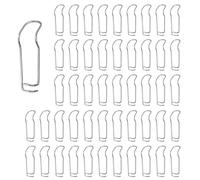LIbgiubhy Lot de 50 boucles de connexion pour tiges de bambou, treillis, plantes, boucles de connexion pour plantes