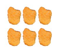 LIbgiubhy Lot de 6 faux poulets rôtis Simulations de poulet artificielles Poules attrayantes Artisanat Complément Décorations de fête