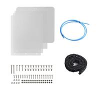 LIbgiubhy Lot de plaques de boîtier pour imprimante 3D 5 m - Structure métallique PC résistante à la chaleur - Accessoires d'imprimante