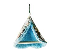 LIbgiubhy Maison d'oiseaux chaude d'hiver pour hamster nichoir en peluche nichoirs épais literie pour chaleur d'hiver et confort