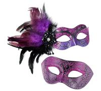 LIbgiubhy Mascarade pour femmes hommes fête bal de fin d'année/mariage/décorations murales costumes de Mardi Gras