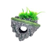 LIbgiubhy Paysage Cachette Sainte Cavernes Décorations d'aquarium pour aquariums terrariums Cachettes de crevettes Ornements en pierre