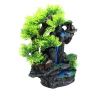 LIbgiubhy Paysage cascade maison paysage aquarium décorations pour aquariums terrariums crevettes maison ornements anciens