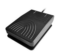 LIbgiubhy Pédale USB silencieuse pour commandes informatiques, clavier préprogrammé, adaptateur pour bureau et jeux