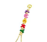 LIbgiubhy Pendentif personnalisable en forme de lettre en acrylique léger pour sac - Ornement de sac unique pour toutes les occasions