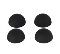 LIbgiubhy Pieds d'isolation en élastomère pour les vibrations pour appareils sonores Améliorer la stabilité Tampon en silicone 20 mm 4 pièces Noir