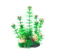 LIbgiubhy Plante réaliste en silicone pour aquarium, fausses plantes aquatiques, poissons, fournitures d'aquarium