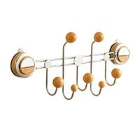 LIbgiubhy Porte-manteau à ventouse pour porte de cuisine ou salle de bain - Économie d'espace - Cintre mural en acier inoxydable ABS résistant