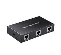 LIbgiubhy Répartiteur réseau 2 en 1 - Extendeur Internet - Connecteur - Adaptateur Ethernet 2 en 1 ou 1 en 2