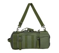 LIbgiubhy Sac de pêche pour appâts de pêche, sac étanche de grande capacité, sac à dos de pêche multifonctionnel, Vert