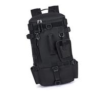 LIbgiubhy Sac de pêche pour appâts de pêche, sac étanche de grande capacité, sac à dos de pêche multifonctionnel, Noir