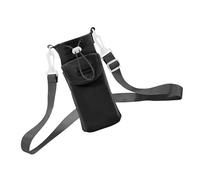 LIbgiubhy Sac de protection pour bouteilles d'eau d'extérieur avec sangle réglable - Étanche - Porte-gobelet, Noir
