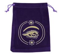 LIbgiubhy Sac de rangement en velours avec cordons de serrage pour cartes de tarot et oracles, b