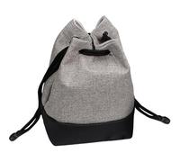 LIbgiubhy Sac pour appareil photo reflex numérique vintage avec cordon de serrage - Avec sangle réglable - Étui souple pour objectif - Gadget pour les voyages - Étanche, Gris Trumpet