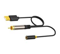 LIbgiubhy Son numérique SPDIF Zu-3 5 mm pour ordinateurs portables. Adaptateur coaxial SPDIF avec sortie de 3 5 mm pour une expérience sonore supérieure