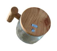 LIbgiubhy Tasse en verre à mélanger automatique, chargement USB, design portable, convivial, ustensiles de cuisine pour café, thé au bureau, à la maison, tasses de voyage en verre de qualité