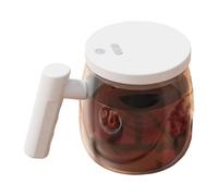 LIbgiubhy Tasse en verre à mélanger automatique, chargement USB, design portable, convivial, ustensiles de cuisine pour café, thé au bureau, à la maison, tasses de voyage en verre de qualité