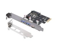 LIbgiubhy Transfert rapide PCIEX1 vers USB3.0 USB3.1 Carte adaptateur pour cartes PCIExpress 15 broches pour mises à niveau informatiques