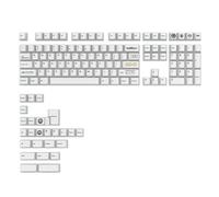 LIbgiubhy US Dollar Thème 133 touches Hauteur d'origine Capuchons de touches Sublimation de couleur Capuchons de touches pour commutateurs Clavier mécanique Capuchons de touches