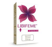 LIBIFEME Complément alimentaire spécial jeune femme - Spécial pour réduire la sécheresse vaginale et améliorer la vie intime - 30 comprimés (1/jour)