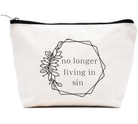 LIBIHUA Cadeaux de fiançailles - Cadeau de mariage pour femme - Cadeaux de fête prénuptiale pour elle - Cadeaux pour enterrement de vie de jeune fille - Trousse de maquillage - Pochette de voyage,