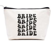 LIBIHUA Cadeaux de fiançailles - Cadeau de mariage pour femme - Cadeaux de fête prénuptiale pour elle - Cadeaux pour enterrement de vie de jeune fille - Trousse de maquillage - Pochette de voyage,