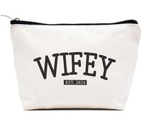 LIBIHUA Cadeaux de fiançailles - Cadeau de mariage pour femme - Cadeaux de fête prénuptiale pour elle - Cadeaux pour enterrement de vie de jeune fille - Trousse de maquillage - Pochette de voyage,