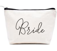 LIBIHUA Cadeaux de fiançailles - Cadeau de mariage pour femme - Cadeaux de fête prénuptiale pour elle - Cadeaux pour enterrement de vie de jeune fille - Trousse de maquillage - Pochette de voyage,