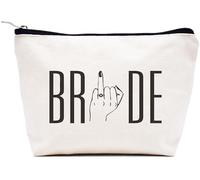 LIBIHUA Cadeaux de fiançailles - Cadeau de mariage pour femme - Cadeaux de fête prénuptiale pour elle - Cadeaux pour enterrement de vie de jeune fille - Trousse de maquillage - Pochette de voyage,