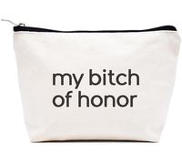 LIBIHUA Cadeaux de fiançailles - Cadeau de mariage pour femme - Cadeaux de fête prénuptiale pour elle - Cadeaux pour enterrement de vie de jeune fille - Trousse de maquillage - Pochette de voyage,