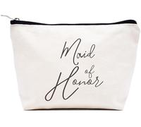 LIBIHUA Cadeaux de fiançailles - Cadeau de mariage pour femme - Cadeaux de fête prénuptiale pour elle - Cadeaux pour enterrement de vie de jeune fille - Trousse de maquillage - Pochette de voyage,